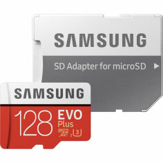 Акция на Карта памяти Samsung EVO Plus V2 microSDXC UHS-I 128GB сlass10 (MB-MC128HA/RU) от Foxtrot