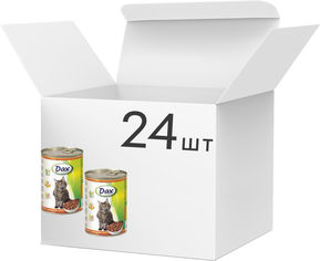 Акция на Упаковка влажного корма для кошек Dax с птицей 415 г 24 шт (5999508137545) от Rozetka UA