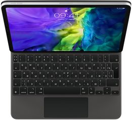 Акция на Обложка-клавиатура Apple Magic Keyboard для Apple iPad Pro 11 2020 Black (MXQT2RS/A) от Rozetka UA