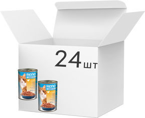 Акция на Упаковка влажного корма для котов Reno с мясом птицы 415 г 24 шт (5999508134346) от Rozetka UA