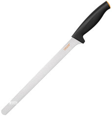 Акція на Кухонный нож Fiskars Functional Form для ветчины и лосося 28 см Black (1014202) від Rozetka UA