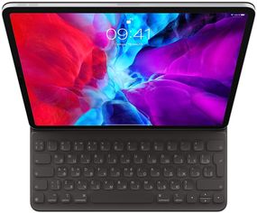 Акция на Обложка-клавиатура Apple Smart Keyboard Folio для Apple iPad Pro 12.9 2020 Black (MXNL2RS/A) от Rozetka UA