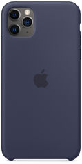 Акція на Панель Apple Silicone Case для Apple iPhone 11 Pro Max Midnight Blue (MWYW2ZM/A) від Rozetka UA