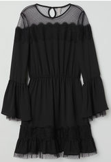 Акція на Платье H&M 189392 32 Черное (2002008222987) від Rozetka UA