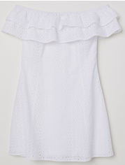 Акция на Платье H&M 179547 36 Белое (2002008263560) от Rozetka UA