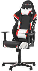 Акція на Кресло для геймеров DXRacer Racing OH/RZ288/NRW Черное / Красные и белые вставки від Rozetka UA