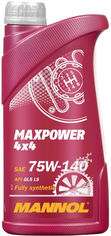 Акція на Трансмиссионное масло Mannol Maxpower 4x4 75W-140 1 л (MN8102-1) від Rozetka UA