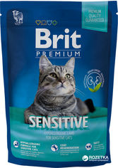Акция на Сухой корм для взрослых кошек с ягненком Brit Premium Adult Sensitive 1.5 кг (8595602513208) от Rozetka UA