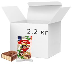 Акція на Конфеты вафельные Konti Джек с молоком и сливками 2.2 кг (4823012267997) від Rozetka UA