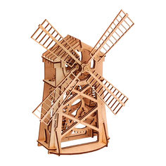 Акция на Тривимірний пазл Wood Trick Млин (4820195190012) от Будинок іграшок
