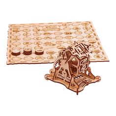 Акція на Механічний 3D пазл Wood Trick Колесо фортуни з настільною грою (4820195190265) від Будинок іграшок