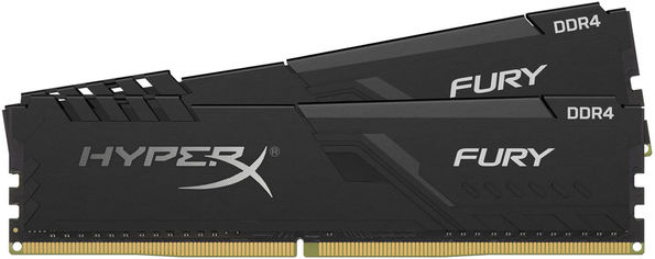 Акция на Оперативная память HyperX DDR4-3200 32768MB PC4-25600 (Kit of 2x16384) Fury Black (HX432C16FB4K2/32) от Rozetka UA