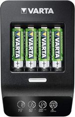 Акция на Зарядное устройство VARTA LCD Ultra Fast Plus Charger + Аккумулятор NI-MH AA 2100 мАч, 4 шт. (57685101441) от MOYO