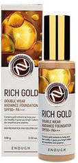 Акція на Тональный крем с золотом Enough Rich Gold Double Wear Radiance Foundation SPF50+ PA+++ №21 100 г (8809605871945) від Rozetka UA