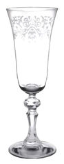 Акція на Набор бокалов для шампанского Krosno Prestige Krista Deco 150 мл 6 шт (F576030015011120) від Rozetka UA