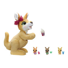 Акция на Интерактивная игрушка FurReal Friends Кенгуру мама Джоси с сюрпризом (E6724) от Будинок іграшок