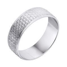 Акція на Серебряное обручальное кольцо 000140550 15.5 размера від Zlato