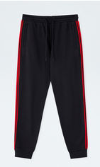 Акція на Спортивные штаны Pull & Bear 9680-516-800 XL Черные (09680516800052) від Rozetka UA