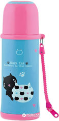 Акція на Термос Fissman Черный котенок 0.36 л Розово-голубой (VA-9692.360) від Rozetka UA