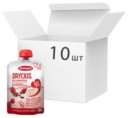 Акція на Упаковка органического напитка Semper Dryckis Клубника-яблоко 150 мл х 10 шт (17310100402209) від Rozetka UA