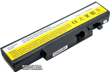 Акція на Аккумулятор PowerPlant для Lenovo IdeaPad Y460 Black (11.1V/5200mAh/6Cells) (NB00000203) від Rozetka UA