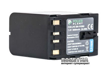 Акция на Aккумулятор PowerPlant для JVC BN-V428 (4775341110867) от Rozetka UA