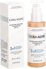 Акция на Тональный крем Enough Collagen Whitening Moisture Foundation 3 в 1 для сияния кожи с коллагеном #21 100 мл (8809474497079) от Rozetka