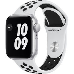 Акция на Смарт-часы APPLE Watch Nike SE GPS 40 Silver Alum Platinum/Black (MYYD2UL/A) от Foxtrot