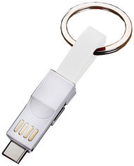 Акция на Xoko Usb Cable to Lightning/microUSB/USB-C 13cm White (SC-301-WH) от Stylus