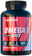 Акция на Жирные кислоты Vansiton OMEGA 3 120 капсул (4820106591976) от Rozetka UA