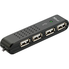 Акція на USB2.0 Trust Vecco Mini (4 ports) (14591) від Allo UA