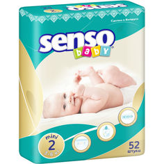 Акция на Подгузники Senso Baby мини,размер 2, 3-6 кг, 52 шт  (4810703000544) от Allo UA