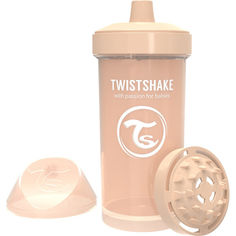 Акция на Детская чашка Twistshake 360мл 12+мес бежевая 78283 от Allo UA