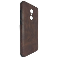 Акция на Чехол-накладка DK-Case силикон кожа Sitched для Xiaomi Redmi 5 (brown) от Allo UA
