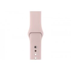Акція на Силиконовый ремешок Sport Band для часов Apple Watch Pink Sand 38 мм (S/M и M/L) - Розовый песок від Allo UA