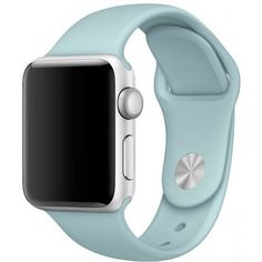 Акция на Силиконовый ремешок Sport Band для часов Apple Watch Turquoise 42 мм (S/M и M/L) - Бирюзовый от Allo UA