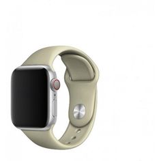 Акція на Силиконовый ремешок Sport Band для часов Apple Watch Light Grey 38 мм (S/M и M/L) - Светло-серый від Allo UA