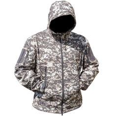 Акция на Тактическая куртка Soft Shell ESDY A001 Camouflage Pixel XL от Allo UA