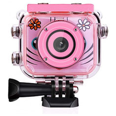 Акція на Водонепроницаемая Детская видеокамера и фотоаппарат XPROKID MULTI 1080FHD Rose для детей и подростков від Allo UA