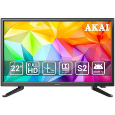 Акция на 22" Akai UA22LED1T2S Smart TV Black от Allo UA