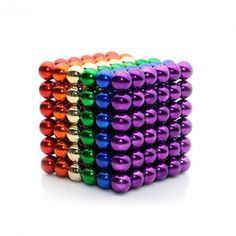 Акция на Головоломка Neocube развивающий конструктор Неокуб в боксе 216 магнитных шариков 5 мм цветной от Allo UA