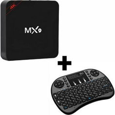 Акція на Smart Tv Box Noisy Mx9 1 Gb + 8 Gb Black + Беспроводная мини-клавиатура i8 від Allo UA