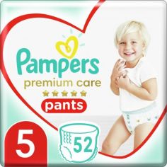 Акция на Подгузники-трусики Pampers Premium Care Pants 5 (12-17 кг) 52 шт. (8001090760036) от Allo UA