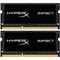 Акція на Оперативная память SO-DIMM 2x8GB/1600 DDR3 1,35V Kingston HyperX Impact (HX316LS9IBK2/16) від Allo UA