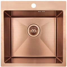 Акція на Кухонная мойка IMPERIAL D5050BR PVD Bronze Handmade 2.7/1.0 мм (IIMPD5050BRPVDH10) від Rozetka UA