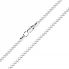 Акция на Серебряная цепочка в плетении нонна с алмазной гранью 000118278	 45 размера от Zlato