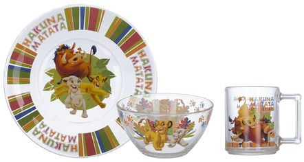 Акция на Набор детской посуды ОСЗ Disney Король Лев 3 предмета (18с2055 ДЗ Король Лев) от Rozetka