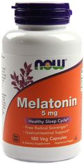 Акция на Аминокислота Now Foods Мелатонин 5 мг 180 капсул (733739035561) от Rozetka