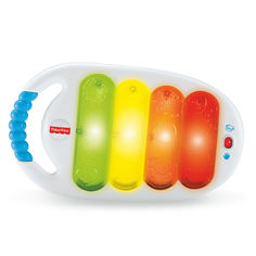 Акція на Музична іграшка Fisher-Price Кольоровий ксилофон зі світловим ефектом (BLT38) від Будинок іграшок