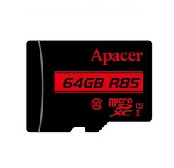 Акция на Карта памяти Apacer microSDXC 64GB C10 UHS-I R85MB/s + SD-адаптер (AP64GMCSX10U5-R) от MOYO